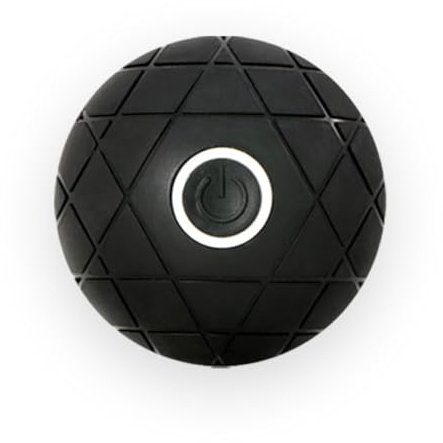Cvoepobey Pelota de Masaje Eléctrica para Yoga, Recargable por USB, con Vibración para la Fascia y Relajación Muscular, Ideal para Aliviar el Dolor de Cuello y Cintura.