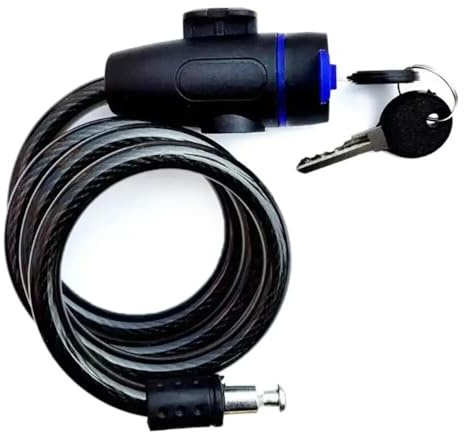 POABCVYD Candado para Bicicleta. Candado De Cadena For Motocicleta 80 Cm, Antirrobo Metal con 2 Llaves Máxima Seguridad Y Refuerzo La Bicicleta