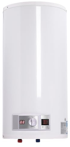 Elektrisk varmvattenberedare, elektrisk varmvattenberedare, 2 KW, 220 V, elektrisk varmvattentank, IPX4-vertikal LED-genomströmningsvärmare, för kök, toaletter, badrum
