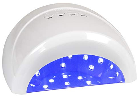 NAILUX ProStudio – UV Lampe für Gelnägel – Profesionelle Nagel UV Lampe für Nägel mit 36 LEDs und LCD Display – Nageltrockner mit 20/60/120s Timer-Funktion – Herausnehmbare Bodenplatte