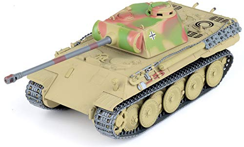 Corgi Diecast Tank - CC60215 Panzerkampfwagen V Panther - Ausf D - German Military Metal Tank Toy Detailed Armored Vehicle - Die Cast World War II Models for Adults, Brown and Green