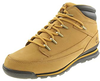 Timberland Euro Rock Water Resistant Basic Barco Chukka para Hombre, Wheat Nubuck 1, 44 EU