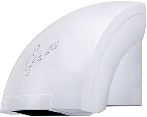 Asciugamani Elettrico Ad Aria Calda con Fotocellula Automatica A Parete 1800W