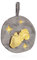 NKlaus 17mm Kettenanhänger Sternzeichen Wassermann 925 Silber Zodiac schwarz gold 13977