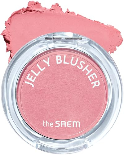 THESAEM Pk01 Sweet Petal Blush en gélatine Finition veloutée Poudre de gélatine douce Formule facile à décolorer Légère, douce et naturelle Modulable