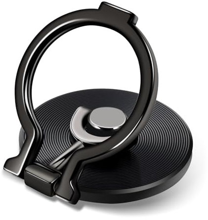 aceyoon Anillo Soporte Móvil Universal Phone Ring Holder 360° Rotación Anillo para Teléfono Móvil Aleación de Zinc para iPhone, para Samsung Galaxy, para Huawei y Otras Smartphones