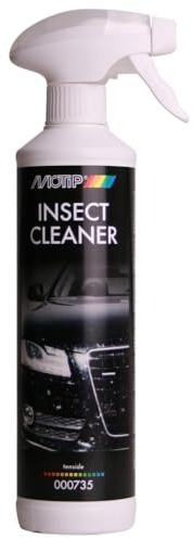 MOTIP Pulitore Insetti per Auto, Schiuma Detergente, Leggermente Basico, con Testina a 360°, Non Rovina Plastiche e Parti Verniciate