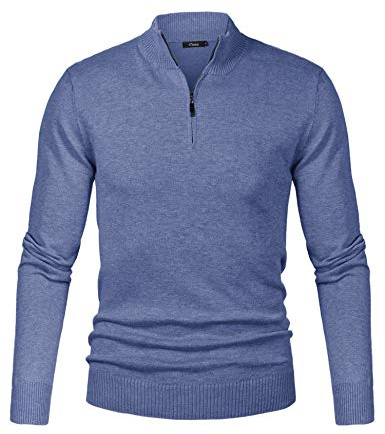 iClosam Pull Homme Zippé Hiver Chaud Col Roulé Manches Longues en Coton | Pull tricoté pour homme, Fermeture zippée, Col roulé pour homme, Coton pour homme, Manches longues, Hiver, Chaud, Classique