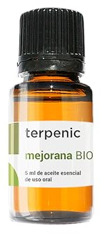 TERPENIC – Aceite Esencial de Mejorana (Origanum majorana) – BIO - 5 ml – Uso Oral – Aroma cálido y equilibrado de origen ecológico