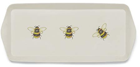 Cooksmart British Designed Large Serving Tray | Dinner Tray For Multiple Uses Around The Home (Bumble Bees - S)