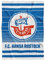 F.C. Hansa Rostock Veloursdecke - Logo - gestreift Decke 150 x 200 cm Kuscheldecke - Plus Lesezeichen Wir lieben Fußball