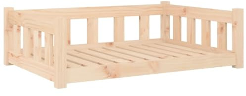 vidaXL Cuccia per Cani 95,5x65,5x28 cm in Legno Massello di Pino