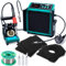 YIHUA 948DQ-III 2-IN-1 Extractor de Humos Ventilador 110W Kit Estación de Soldadura Ventilador de Extracción de Humos Ángulo Inclinable Pantalla Temperatura Puntas Soporte de Hierro Filtros(EU Plug)