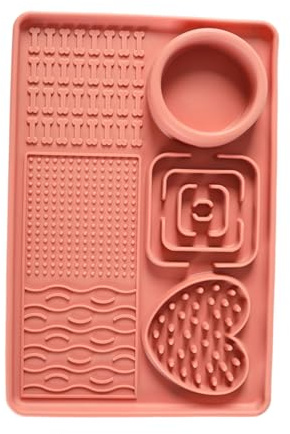 Tappetino da leccare per cani, tappetino in silicone per cibo canino, gioco educativo per stimolazione mentale, anti-ansia multifunzionale per arricchimento sensoriale e addestramento