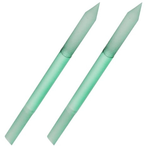 SKISUNO 2pezzi Limette per Unghie in Vetro Nano e Buffer per Manicure di Strumenti da Viaggio Grana Fine per Levigatura e Lucidatura delle Unghie