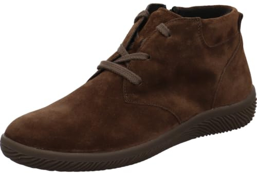 Waldläufer K-Roya dam snörstövletter nubuck/velourläder röd