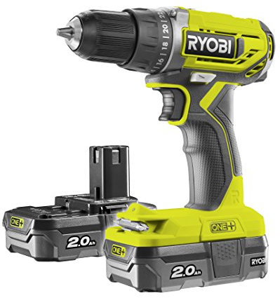 Ryobi R18DD2-220S Bohrschrauber, 18 V, Grün