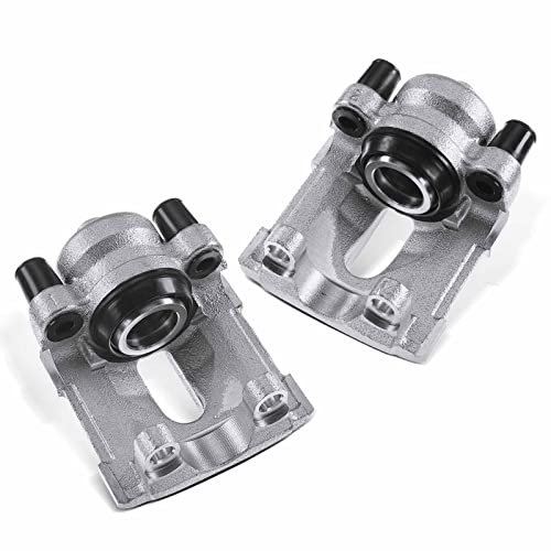 Frankberg 2x Bremssattel Bremszange Hinten Aluminiumguss Kompatibel mit 1er E81 E87 E88 130i 1er E88 E82 128i 3er E90 316d-325xi X1 E84 sDrive16d-xDrive28i Replace# 34216768698