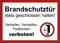 10 Stück Brandschutztür Premium Aufkleber A4 | 21 x 29,7cm DIN 4066verkeilen, verstellen, festbinden oder ähnliches verboten Warnhinweis mit UV Schutz für Außen-und Innenbereich