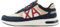 Armani Exchange Herren Dusseldorf Embossed Geometric Motifs Sneaker, Navy+ Safari+ red, 44 EU