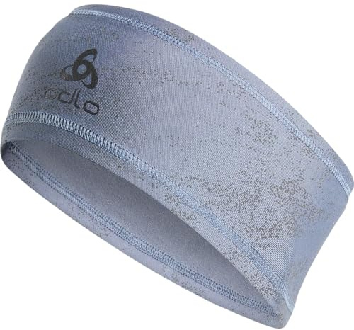Odlo Unisex Stirnband Polyknit WARM ECO Reflective, Folkstone Gray,