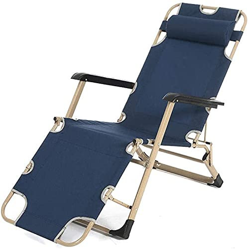 Liegestuhl, Garten-Relax-Sessel, übergroße Chaiselongue, faltbar, verstellbar, verstellbar, für den Außenbereich, Strand, Büro, Garten-Chaiselongue (Farbe: B)
