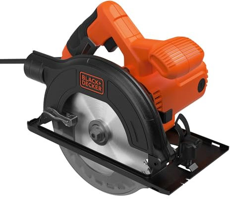BLACK+DECKER Sierra Circular de 1200W y 165mm, CS1200-QS