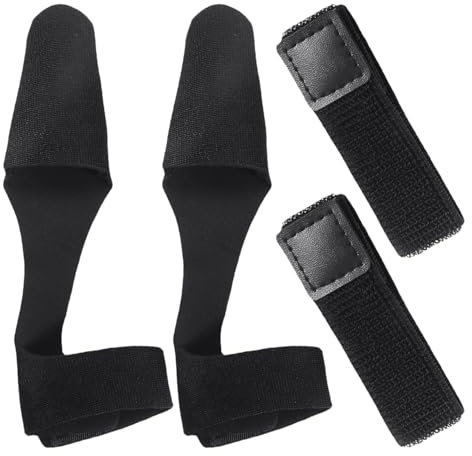 HDGSAFD 2 Stück Rutenbinder Und 2 Stück Rutenschutzkappen, Angelruten-Schutzhüllen, Elastische Angelrutenbinder, Angelzubehör, Angelruten-Zubehör