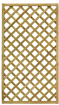 Prafor VERDE PER PASSIONE Grigliato in Legno di conifera impregnato, Foro 12x12 cm, 120x180 cm