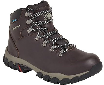 Karrimor Mendip 3 CH weathertite waterproof leather walking boot, Dark Brown, UK 10