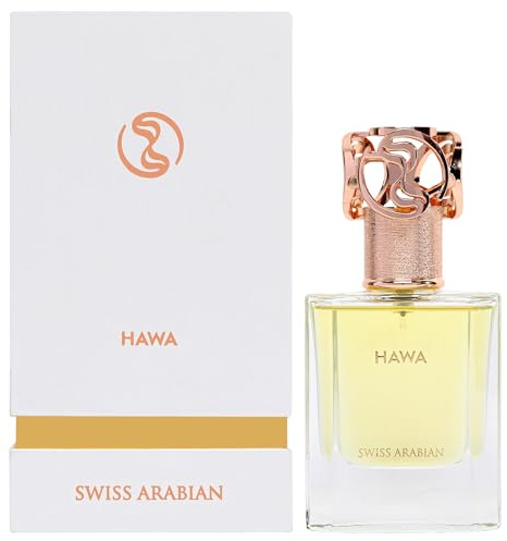 Swiss Arabian Hawa Eau de Parfum Unisex 50ML - Eine Harmonie aus Fruchtig-Blumigem, samtigem Kaschmir und Cremigem Sandelholz - Verführerischer Blumenduft