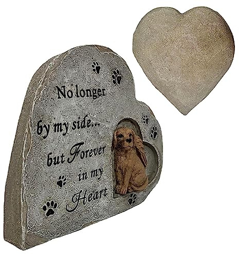 Marcatore per tomba per cani, omaggio commemorativo canino in resina, lastra di pietra commemorativa può resistere alle scottature solari, pietra commemorativa a vasta gamma, amato pennarello per