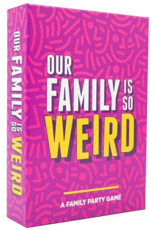 DSS Games Our Family is So Weird [A Family Card Game to Decide Who’s Most Likely to | Game Night Idea for Teens, Adults & Groups | Great for Reunions, Vacation, Road Trips]