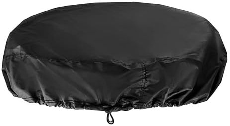 Housse de protection pour tonneau de pluie - Ronde, couvercle de seau, housse de poubelle, tissu avec cordon de serrage, tissu Oxford, protection de tonneau, housse de seau à ordures, pour poubelles