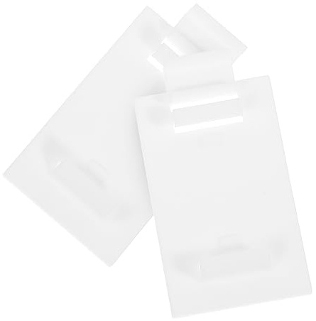 FUTUREORYY 2juegos Soporte De Cortinas Sin Taladrar Accesorios para Cortinas Plisadas Instalación Fácil y Elegante para Mejorar La Decoración De Ventanas