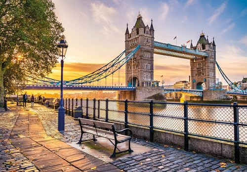 Tower Bridge, London 1000 Piece Jigsaw Puzzle; British Landmarks; Eco-Friendly, Gift for Adults & Families