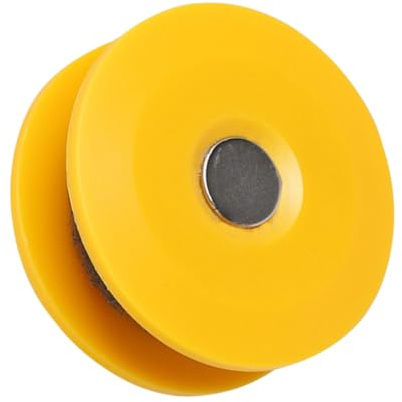 ORFOFE Kit di Pulizia Catena Bici Giallo in Pvc Magnete, Alta Durezza e Forte Resistenza, Attrezzo per Manutenzione All'aperto della Bicicletta