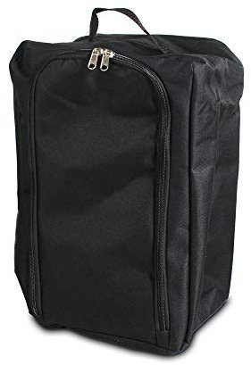 GEARSAK Universal DJ Equipment Bag - Travel Case Cover for Mobile Disco Electronics, Small Mixers, Cables and Devices, Strong PVC Material with Carry Handle, 410 x 280 x 180mm, Black