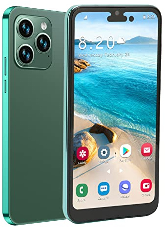 ASHATA Unlocked Smartphones, 4GB RAM 64GB ROM 6.1inch 4G Smartphone for Android 11, 16MP Rear 8MP Front Camera Full Screen Dual SIM Unlocked Cell Phones, for Students Seniors(Dark Green)