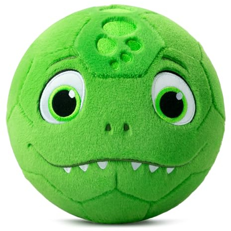VangeBow Soft Indoor Football Gifts for Boys Girls, Inflatable Plush Lightweight Baby Kids Ball Toys for Toddlers 1-3 4 5 Year Old Children First Birthday Gift (Dinosaur, Pump Include)