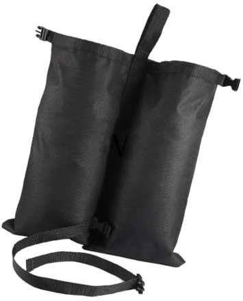 Zelt Sandsack Schwarz 600d Oxford mit Schnellbefestigung für Camping