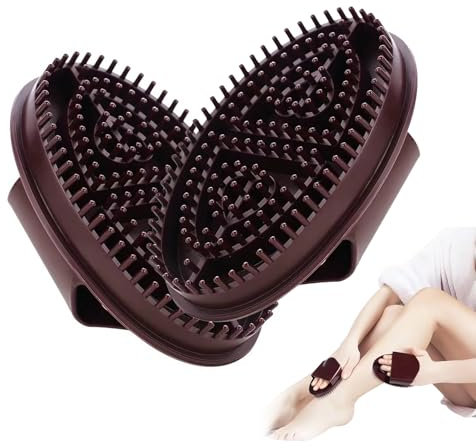 LUHOCIY 2 Pezzi Professional Meridian Brush, Pennello Meridiano Professionale, Comfortable Meridian Brush, Facili da Pulire, Utilizzati per Massaggiare Meridiani, Snellente e Modellante del Corpo