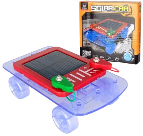 Buroku - Kit de Coche Solar y Eléctrico | Juego Stem Educativo | Energía Solar y Pilas | Montaje Fácil | para Niños | Aprendizaje en Energía Renovable | Experimenta y aprende