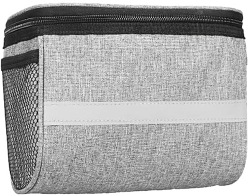 Ruarby Bicycles Handlebars Bag Bike Panniers Coolers Bag with Reflective Strips Front Handlebars Storage Pouches Cycling Accessory