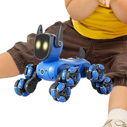 Genérico Cachorro Mecánico De Peluche – Caminador | Mascota Electrónica Realista para Niños | Juguete para Diversión Y Uso Diario De Entretenimiento