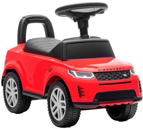 AIYAPLAY Coche Correpasillos con Licencia de Land Rover 65,5x28x42 cm Rojo