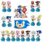 Dekorationen Kuchendekoration Cupcake Toppers Tortendeko Deko Geburtstag Cupcake Toppers Set Kuchen Dekoration Junge Cake Topper für Kinder (I)