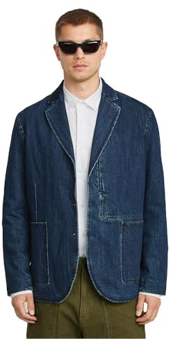 G-Star Men's Chore Casual Denim Blazer, Blue (worn in blue creek D26467-D788-G112), L