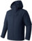 Herren Skijacke Wasserdicht Warm Atmungsaktiv Snowboardjacke Winterjacke mit Kapuze Outdoorjacke Dunkelblau Größe:L