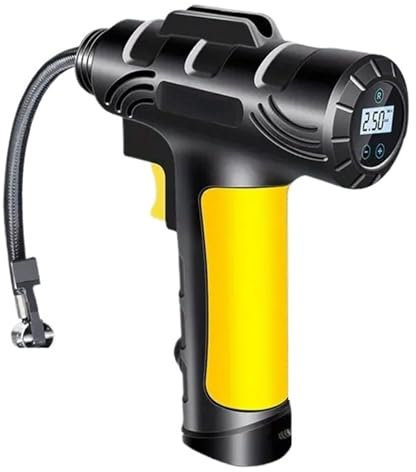 MZZYG Handheld Car Air Pump Wireless/Wired Tire Air Pump Portable Car Air Compressor Tire Inflator For Car Motorcycle Rapid Inflator(Corded Digital Type)